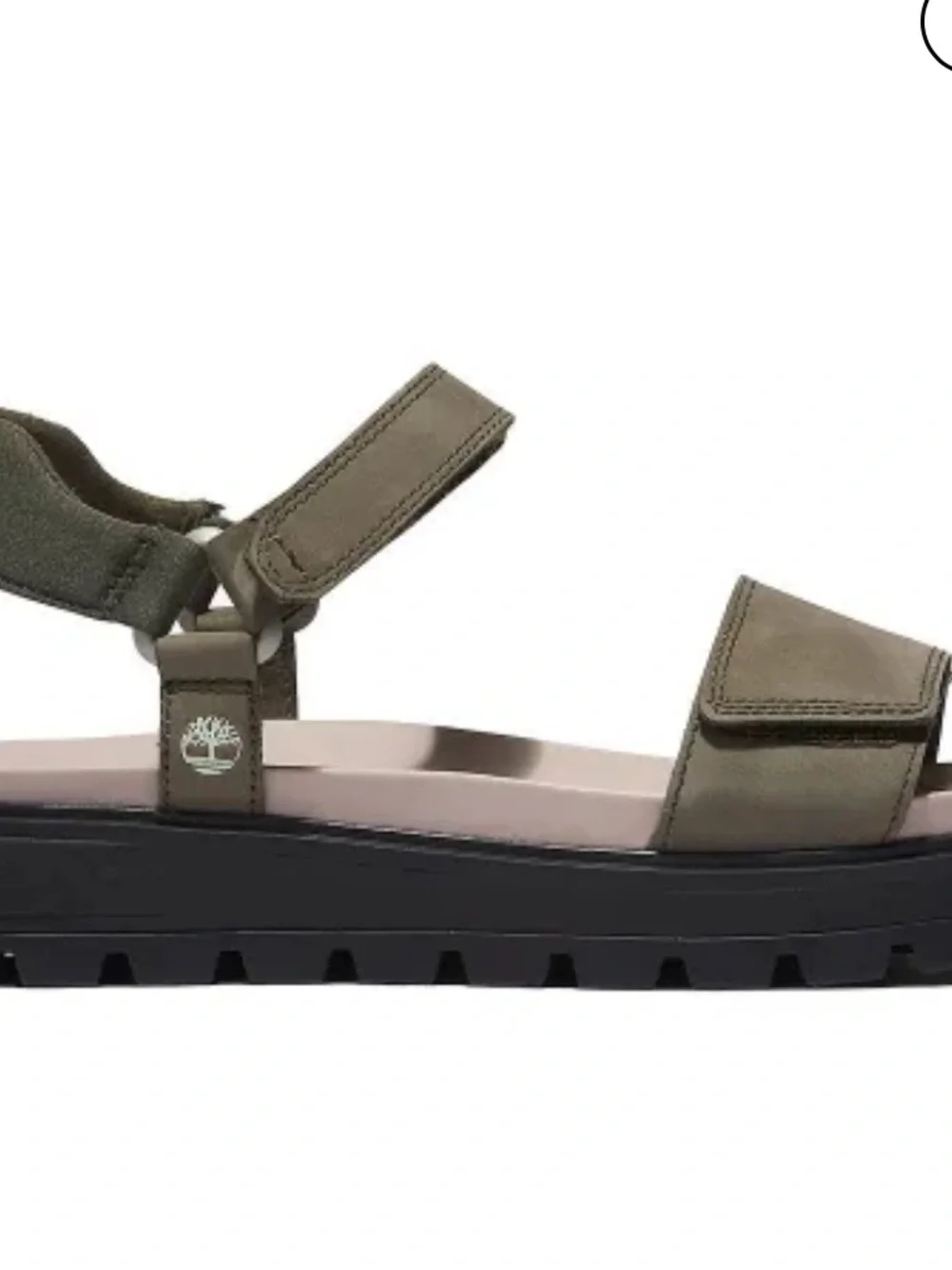 Timberland Women’s Green Nubuck Platform Sport Sandals – Size 8